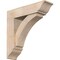 Ekena Millwork Thorton Traditional Smooth Bracket w/ Offset Brace, Douglas Fir, 7 1/2"W x 28"D x 28"H BKT0806X28X28THR01SDF - alternate 1